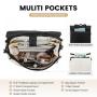 LOVEVOOK 14 15.6 17 Inch Waterproof Cover Rolltop Laptop Backpacks Men Anti-Theft University School Bags Women's Elegant Daypack