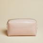Custom Travel Accessory Toiletry Cosmetic Bag Perfect Gift Bag Leak Resistant PVC Rubber Shiny Bow Cosmetic Bags for Women