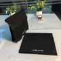 Black Cotton Flannel Envelop Dust Cover Bag