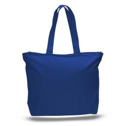 Gelory Japan Style Fashion Promotion Shopping Canvas Bag Women Heavy Canvas Zipper Tote Bag With Long Handles