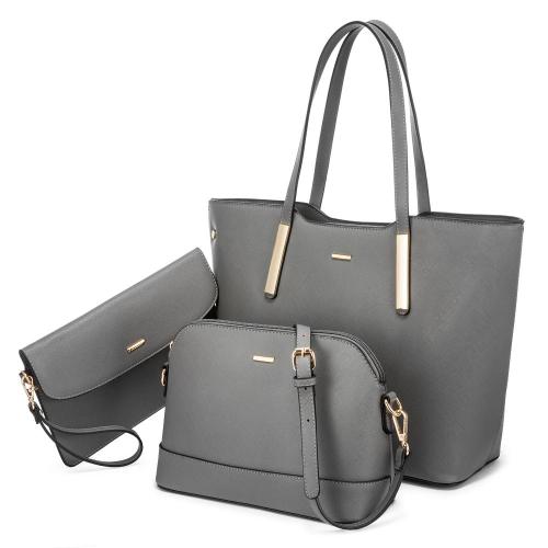 custom top sale LOVEVOOK wholesale women luxury high quality shoulder bag 3 pieces hand bags sets ladies handbag
