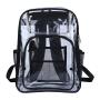 Heavy Duty Customized Transparent School Bookbag Summer Casual Clear PVC Backpack Bags