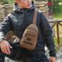 ZR451 Hot Selling New Canvas Casual Single Shoulder Crossbody Bag Cell Phone Outdoor Sport Travel Bag Camouflage Men Chest Bag