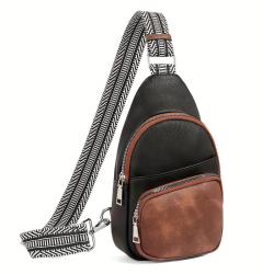 ZWY161 Wholesale Women Travel Shopping Small Chest Bag PU Waterproof Lightweight Organizer Shoulder Bag Vintage Crossbody Bag