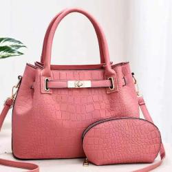 Luxury Bolsos Alligator Pattern Handbag For Ladies Pu Leather Minimalist Wallet Fashion 2Pcs Set Bags For Women