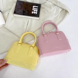 2023 Summer Hot Selling Candy Color Pvc Shell Bag Women'S One Shoulder Cross Fashion Handbag Women Bags Designer