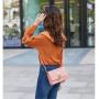 2024 Popular Women's Bag New Korean Fashion Single Shoulder Crossbody Bag Tassel Chain Magnetic Buckle Square  PU Ladies Bag