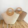 2024 New Handheld Grass Knitted Simple Woven Women's Bag sac main femm sac