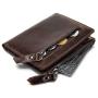 XL298 Accept Customized Logo Genuine Leather Soft Comfortable Triple Folding Billfold Best Selling Men's Short Leather Wallet