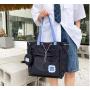 2022 Fashion Lady Designer Bags Large Pure Color Nylon Tote Handbag for Women Roomy Capacity Shoulder Messenger Student