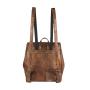 Luxury Leather Wine Backpack with Hidden Dispenser Insulated Large Wine Carrying Carrier Set with Wine Bladder