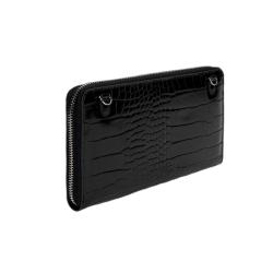 Large Capacity Crocodile Ladies Wallets and Purses Women PU Clutch Business Long Wallet