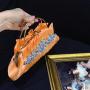 Trendy elegant party ladies dinner purse Summer Shinning Evening Clutch Rhinestone Satin Lady clutch bag
