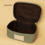 Luxurious Cosmetic Case Set with Soft Leather and Elegant Design for Women's Beauty and Makeup Collection
