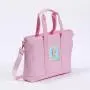 RTS New Products Bright Waterproof  Nylon Women Pink Tote Bag Fashion Ladies Hand Bags Luxury Reusable Shopping Bag
