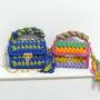 New popular women shoulder bag handmade bags purse ladies colorful cloth strip weaving handbags crossbody bags sac main femm sac pochette femme