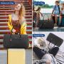 2022 LOVEVOOK factory wholesale large packing cubes bags 2pc luggage sets women duffel organizer bags with shoe weekender bags