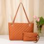 Two piece 2023 Fashion Women's Tote Bag Wholesale Casual Women's Shoulder Bag PU Leather Crossbody Bags For Women
