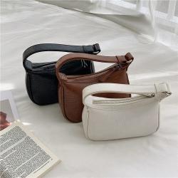 Custom logo PU leather women's handbags rectangular small ladies' bags fashion crocodile pattern women's hand bags