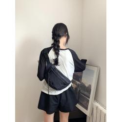 New Japanese and Korean ARC denim canvas bag niche print letter trend shoulder bag large capacity Tote bag