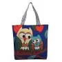 Gelory Wholesale Customize Print Women Shopping Tote Handbags Canvas Fully Sublimated Reusable Single Shoulder Shopper Bags