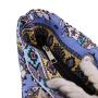 Gelory Elephant Pattern Large Capacity Zipper Beach Bag Women One Shoulder Tote Shopping Bag