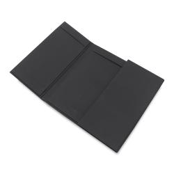 Wholesale Restaurant Menu Holders Clear Menu Covers With Metal Corners Black Folder Menu Book Sleeves