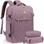 LOVEVOOK 17.3" Travel Backpack with packing cubes Personal Item Carryon camping hiking backpack bag for outdoor travel bag Women