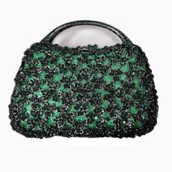 Rhinestone Metal Mesh Clutches Wedding Purse Party Luxury Evening Crystal Party Stone evening bags clutch 2024 luxury