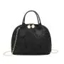 2024 Joker Shell Bag for Ladies Simple Fashionable Single Strap Sling Portable with Chain Decoration Wholesale for Foreign Trade