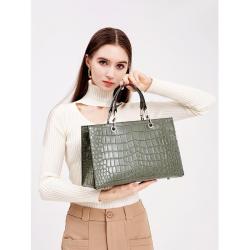 Luxury Ladies Famous Designer Purses And Leather Crocodile Pattern Handbags 2023 Women Shoulder Bags High Quality Wholesalers