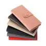 Ladies Korean Solid Zipper Long Wallets Student Mobile Phone Wallet Large-capacity Buckle Coin Purse carteras para mujer