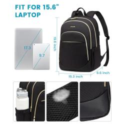 LOVEVOOK fashion school backpacks stylish student laptop backpacks bags unisex women men travel 15.6in laptop backpack with usb
