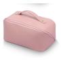 Customized PU leather toiletry bag female large-capacity portable travel daily use makeup organizer cosmetic bags