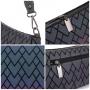 LOVEVOOK fashion hot sale small PU Crossbody Bags luxury shoulder bags custom geometric luminous women bags