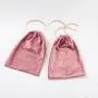 Custom Gold Logo Printed Pink Soft Velvet Drawstring Hair Wig Packaging Bag Luxury Velvet Pouch For Hair Extensions