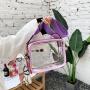 Waterproof Cute Women Girls PU Leather Clear PVC Pin Display School Cosplay Custom ITA Bag Crossbody bags