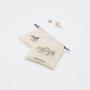 Custom Logo Printed Organic Cotton Drawstring Gift Storage Bag Natural Muslin cotton Dust Jewelry Packaging Pouch