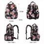 LOVEVOOK Brand Designer Fashion printed lunch backpack women high capacity travel back pack ladies girls school backpacks 2021
