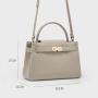 Custom Logo Luxury Lock Top Handle Womens Handbags Vegan Leather Fashion Womens Tote Bags Classic OEM ODM Ladies Hand Bags