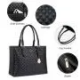 LOVEVOOK Quilted Vegan Leather Handbags for Women Shoulder Tote Purse Cross Body Bag Purses with Tassel Large Hand bags Ladies