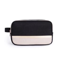 Customized Eco Beauty Cosmetic Bag Canvas Make Up Bag Polyester Pouch Zipper With Custom Logo