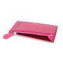 Factory Customize Credit Card Zipper Coin Purse And Bag Pu Pebble Leather Slim Card Holder Women Wallet