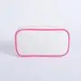 Natural Color Eco Friendly Cosmetic Bags Travel Toiletry Organizer Cotton Zipper Pouch Makeup Organizer Waterproof Canvas Pouch