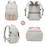2023 LOVEVOOK 2pcs Business custom Waterproof Vintage computer bags oxford daypack school travel laptop backpacks Unisex usb
