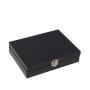 ZX073 Classy PU Leather Jewelry Organizer Display Box Travel Jewelry Case Boxes Ring Necklace Jewelry Holder For Women And Girl