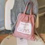 Factory Wholesale Personalized Custom Printed Logo Waxed Canvas Drawstring Backpack Bag