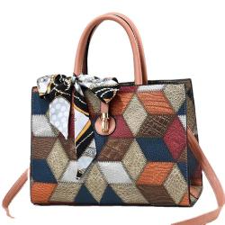 Wholesale Large Capacity Shoulder Bags Purse Vintage Lady Style Made of PU Tote Bag Handbag for Women