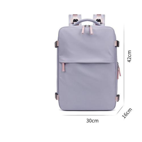 XL183 Durable Computer Backpack With USB Waterproof Wearable Multicard Slot Backpack Expandable Large Capacity Shoulder Bag