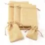 Eco-friendly Natural Jute Burlap Hessian Drawstring Pouch Hig Quality Candy Wedding Favor Gift Linen Jute Bag